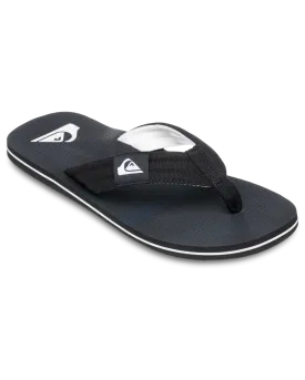 Molokai Layback II Flip Flops in Black Connect