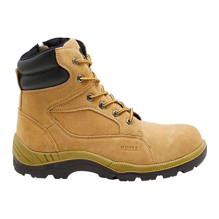 Munka Girder Zip Sided Safety Boot (Wheat) MFW21166