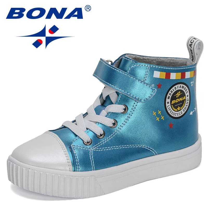 New Designers Fashion High-top Sneakers Boys Girls Breathable Sports Running Shoes