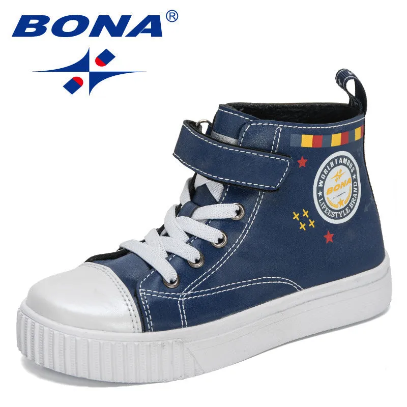 New Designers Fashion High-top Sneakers Boys Girls Breathable Sports Running Shoes