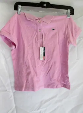 NEW NWT YOUTH Kids VINEYARD VINES POLO Shirt Pink S 8-10 Whale Preppy