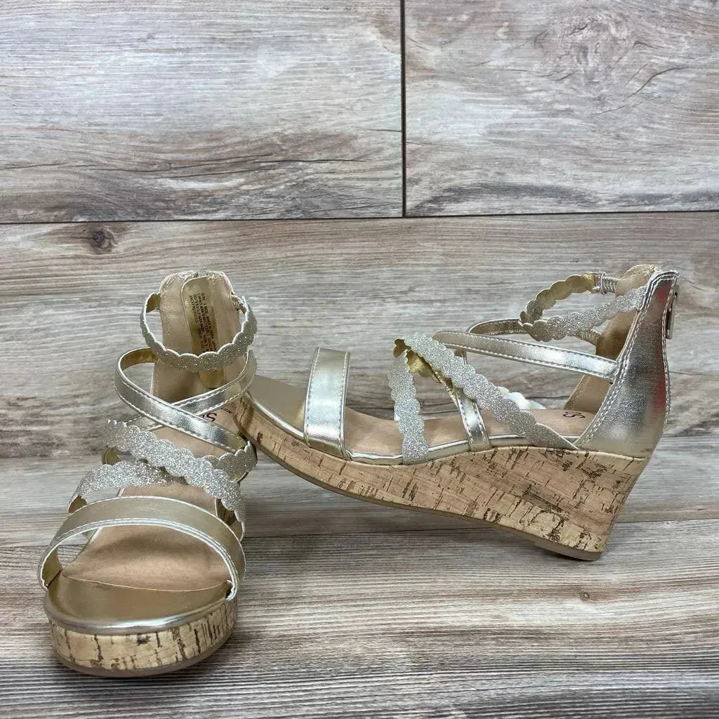 NEW SO Wedge Jackfruit Sandals sz 3Y