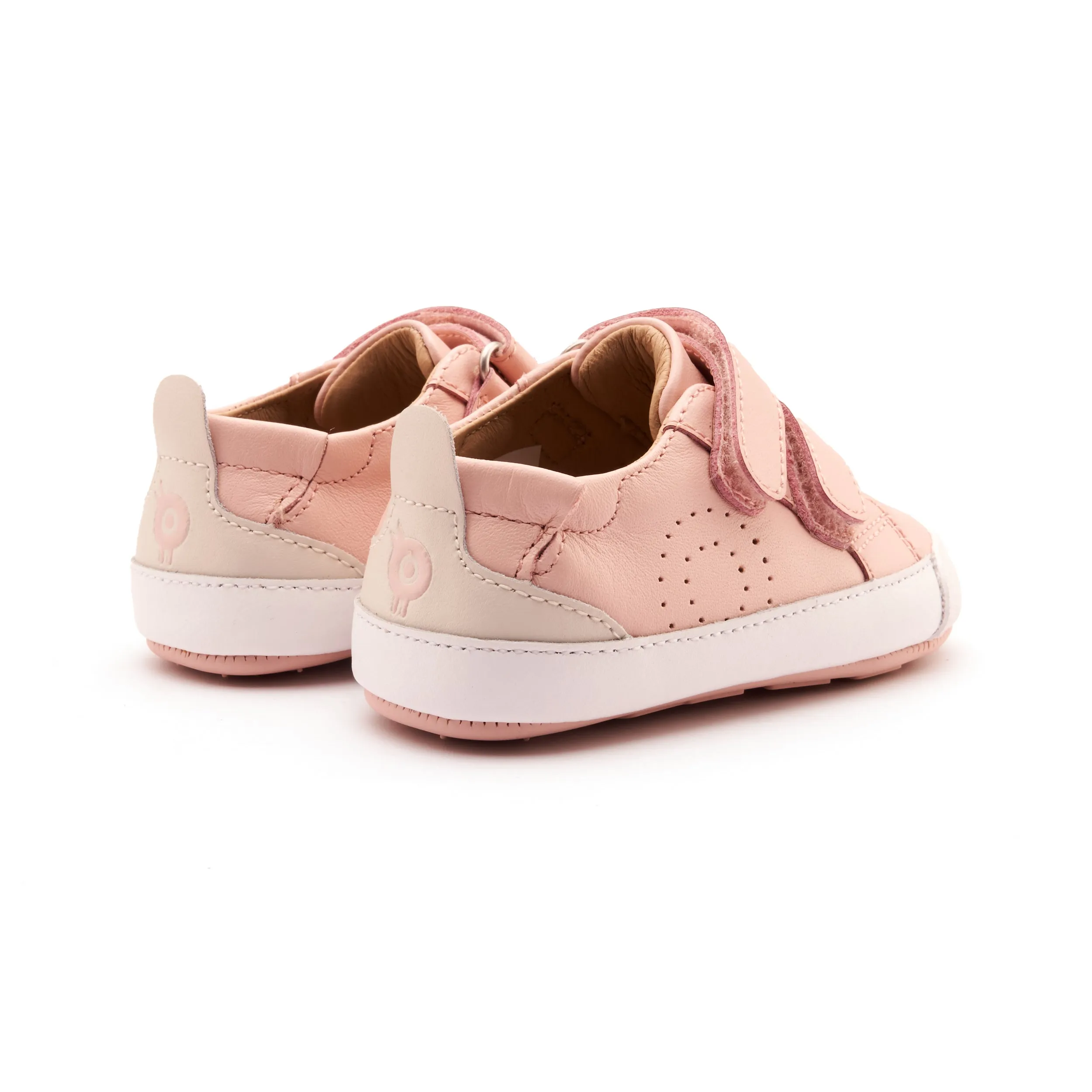 Old Soles Girl's BabyTot Casual Shoes - Powder Pink / Sporco