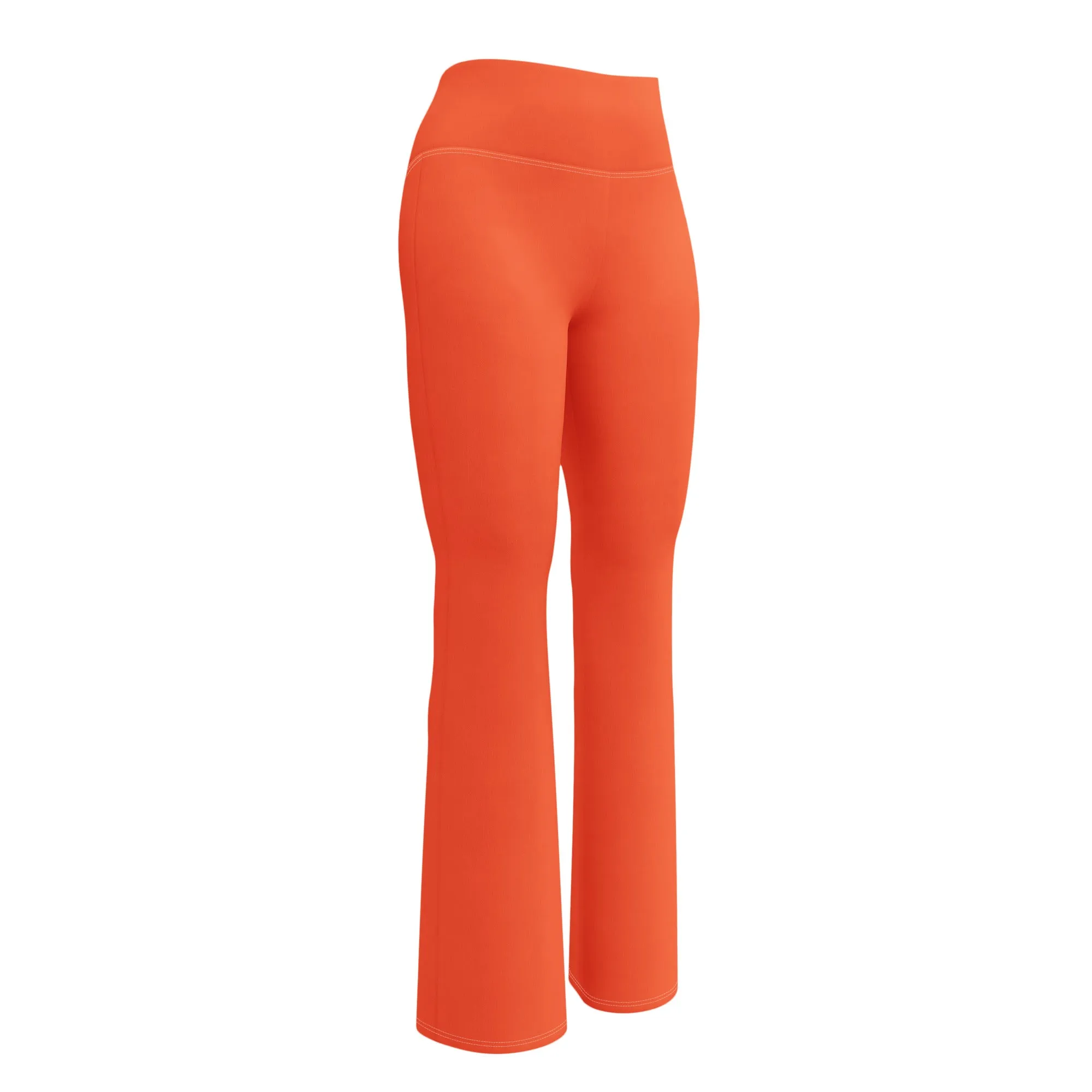 Outrageous Orange Flare Leggings