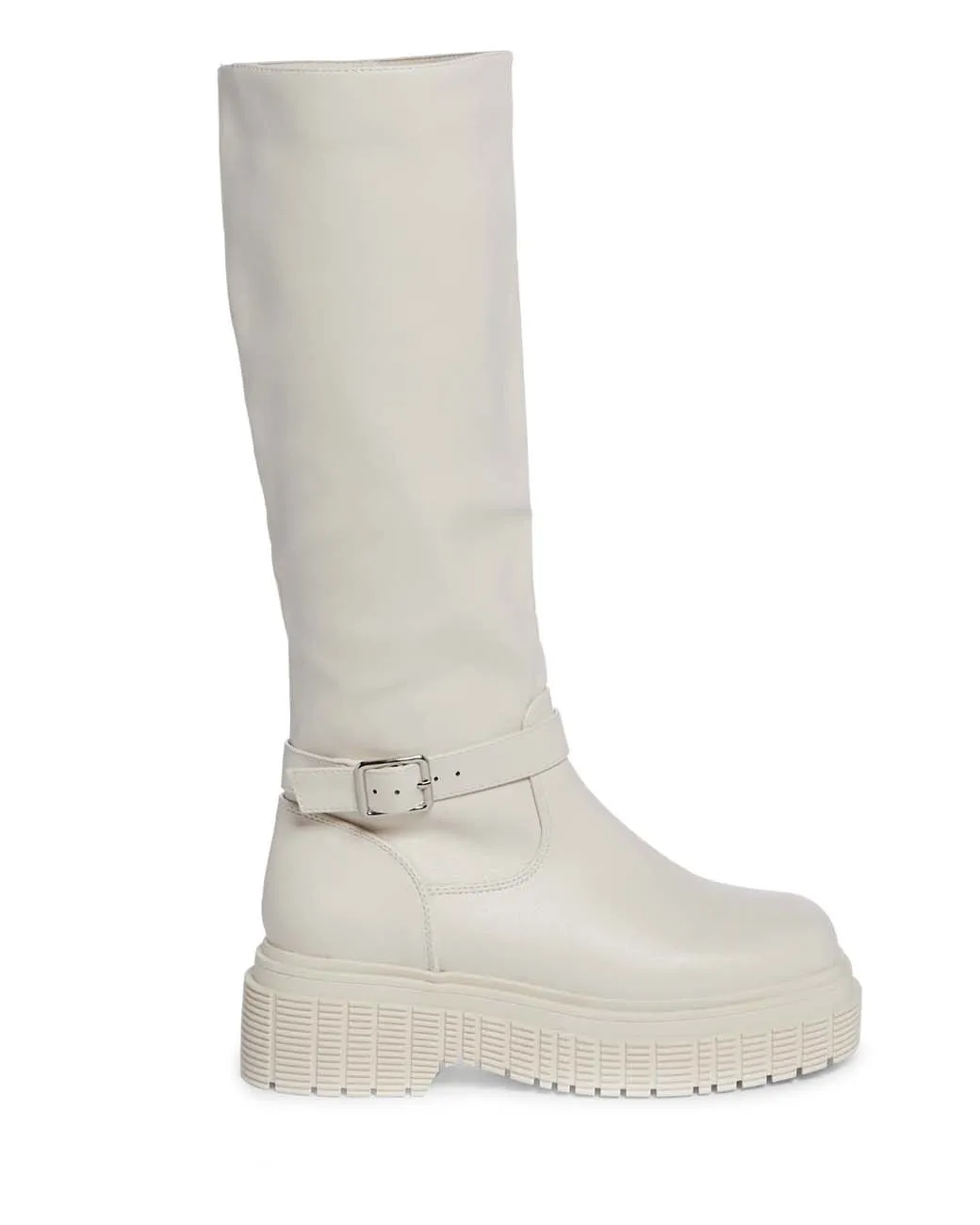 PUBLIC DESIRE - DAYLIGHT WHITE BOOTS