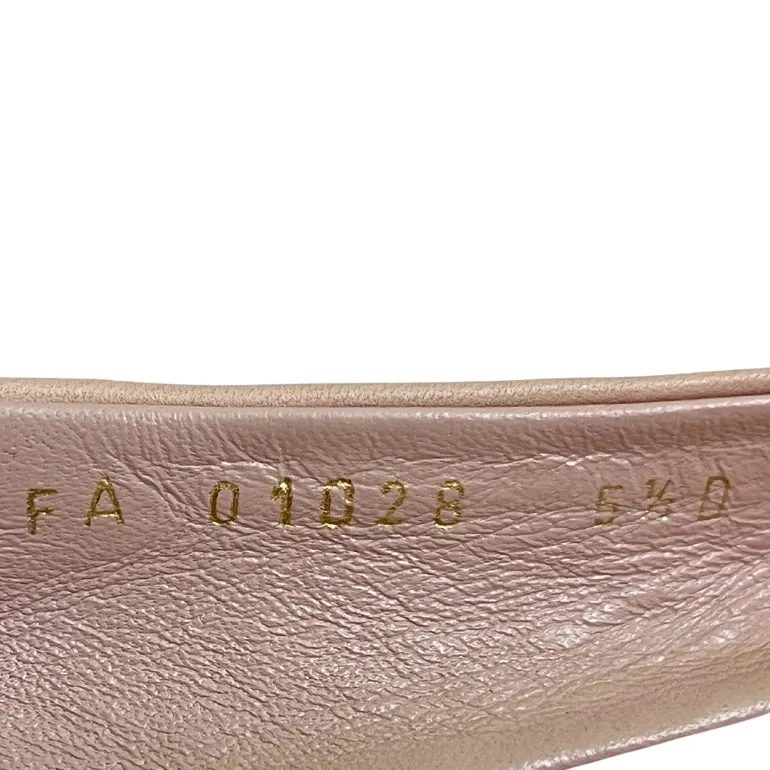 Salvatore Ferragamo Vignola Gancio Scrunched Ballet Flats