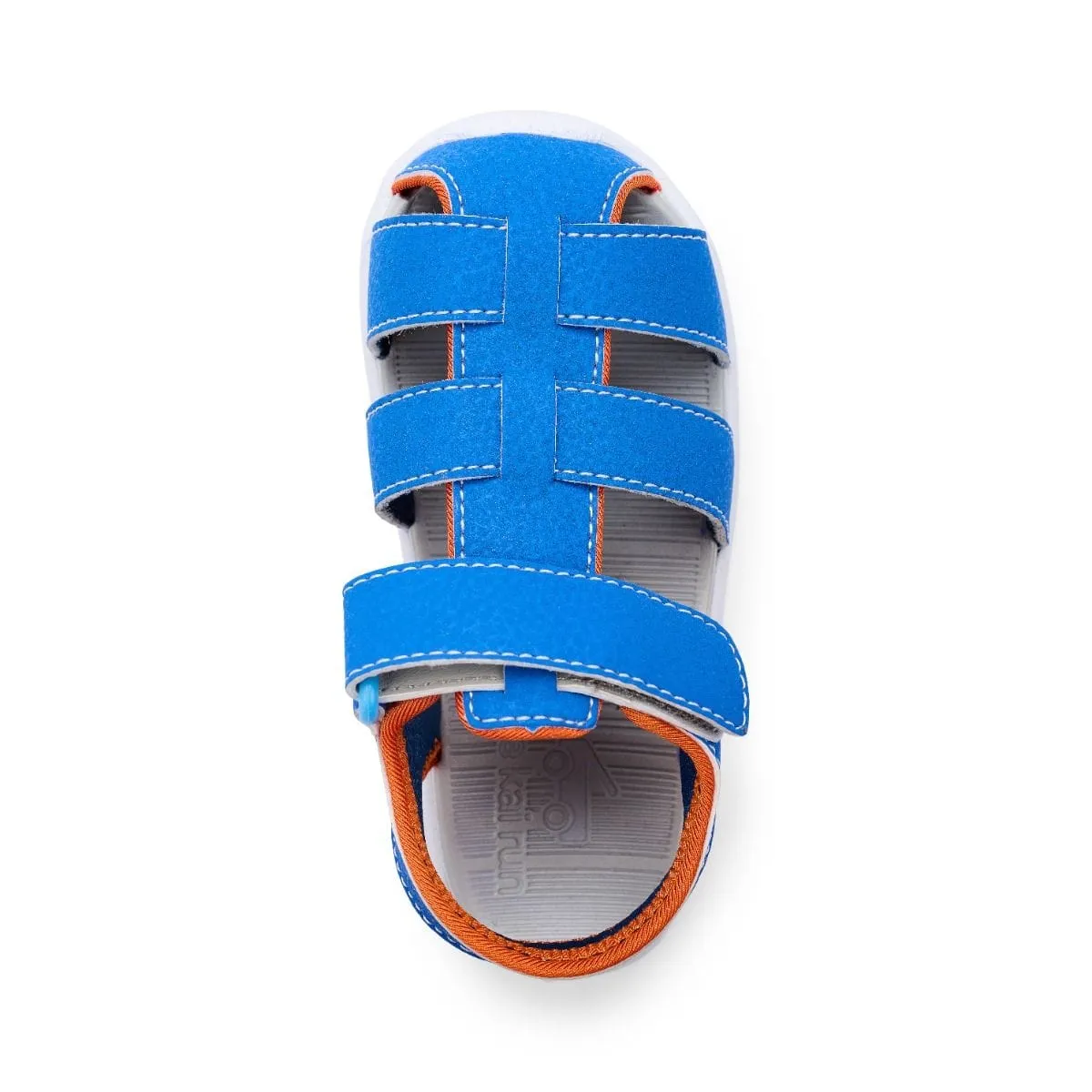 See Kai Run Boys Cyrus IV Flexirun Sandals - Blue/Orange