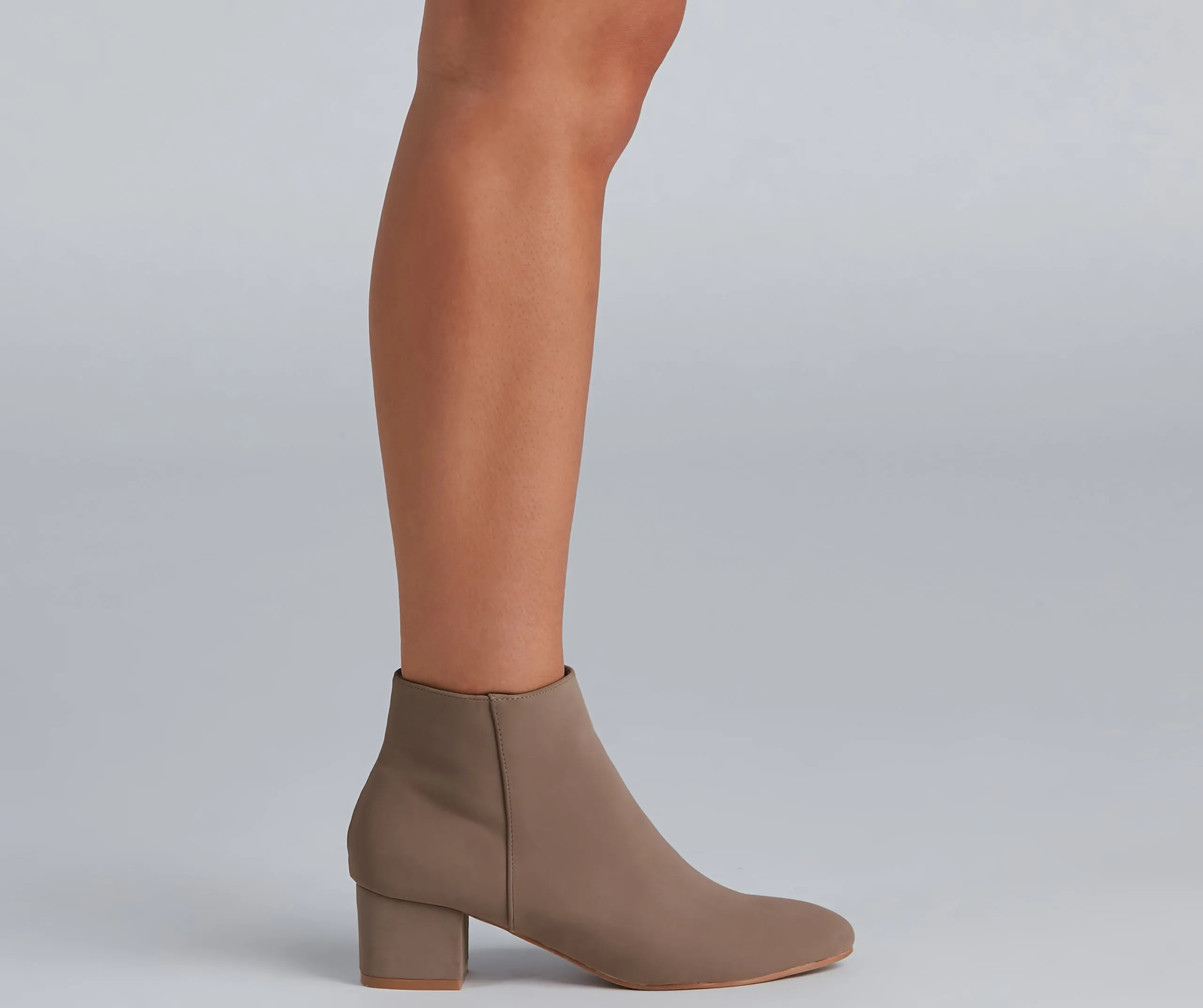 Simply Stylish Faux Suede Booties