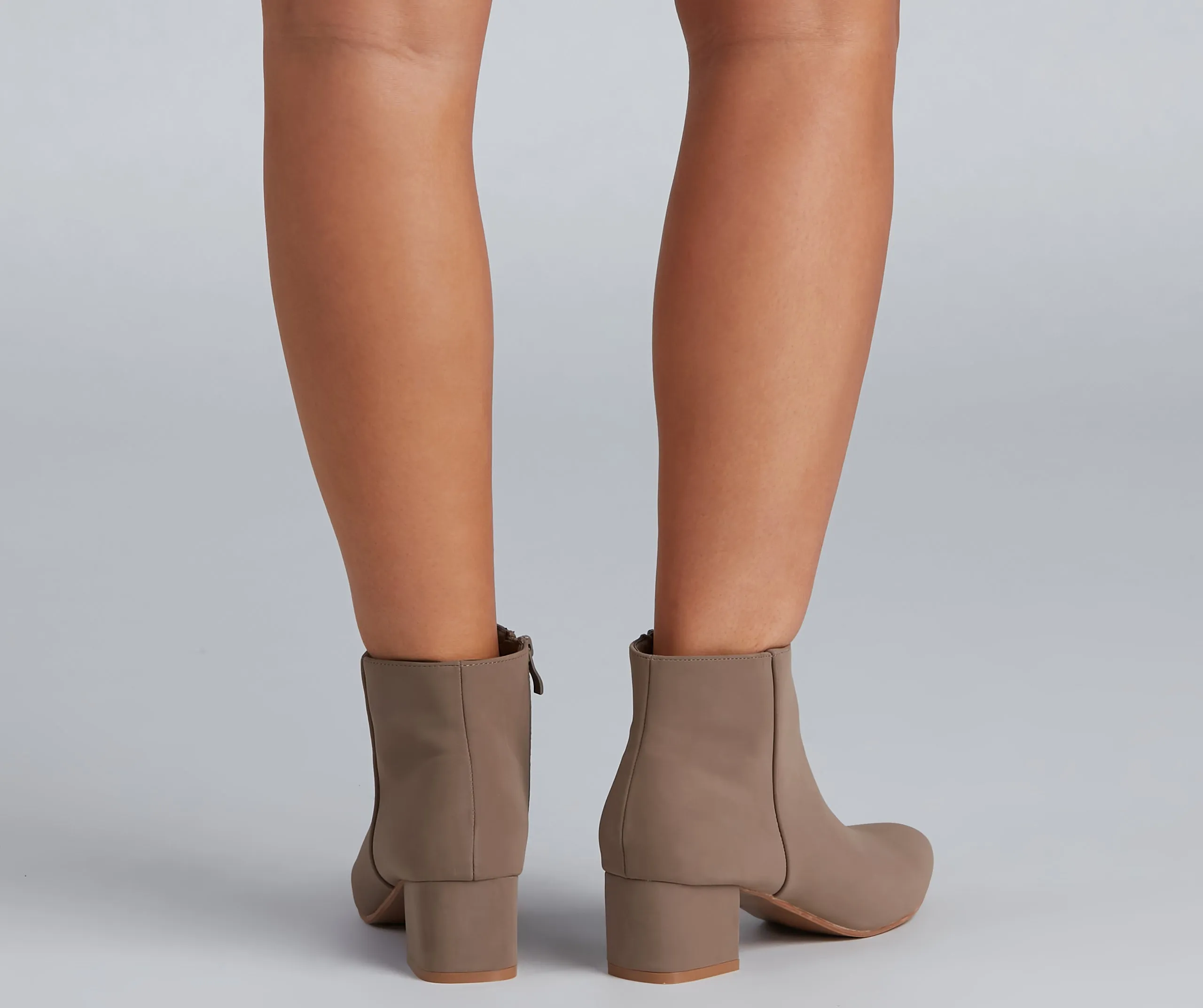 Simply Stylish Faux Suede Booties