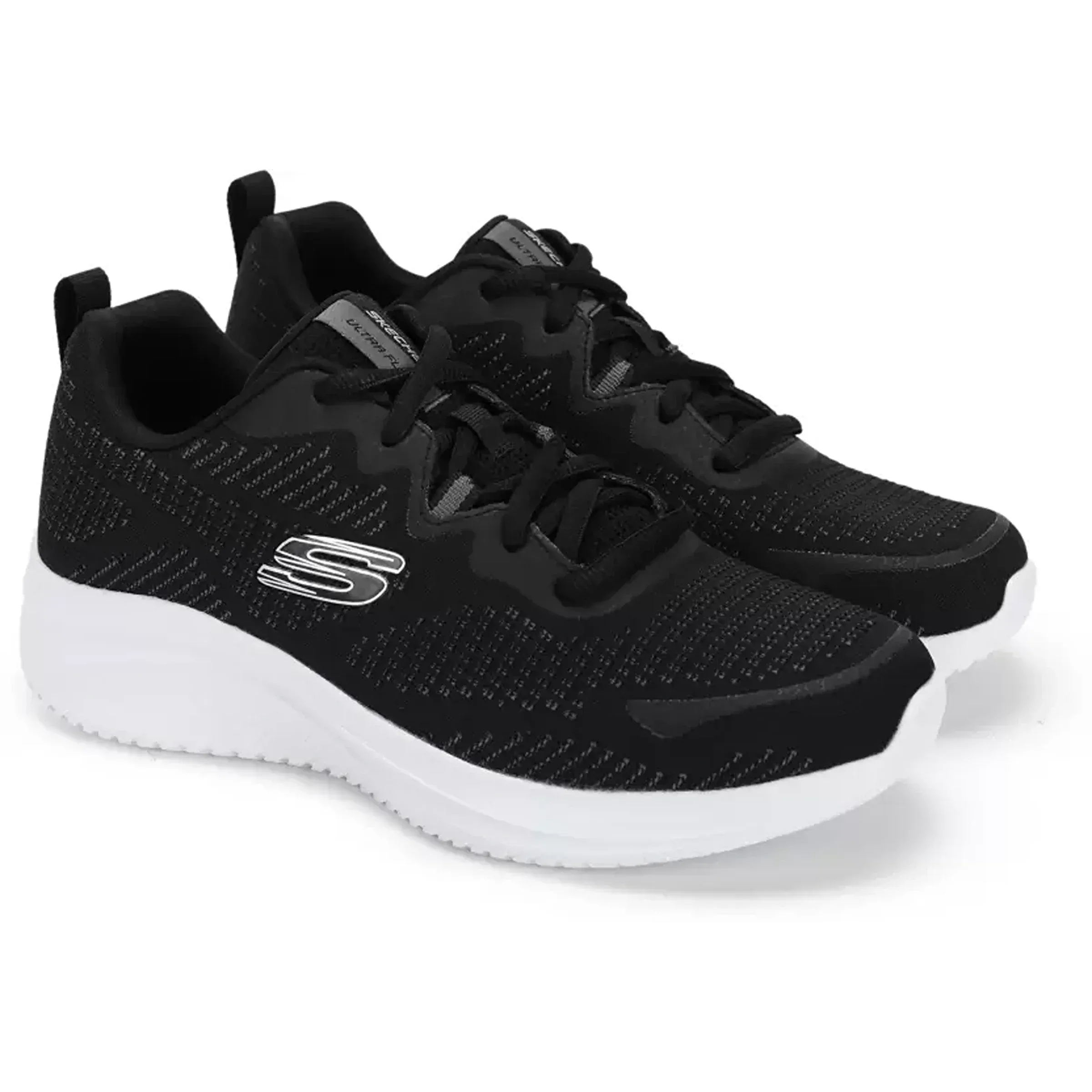 SKECHERS ULTRA FLEX 3.0 - VAL Casuals For Men  (Black) (232583-BKW)