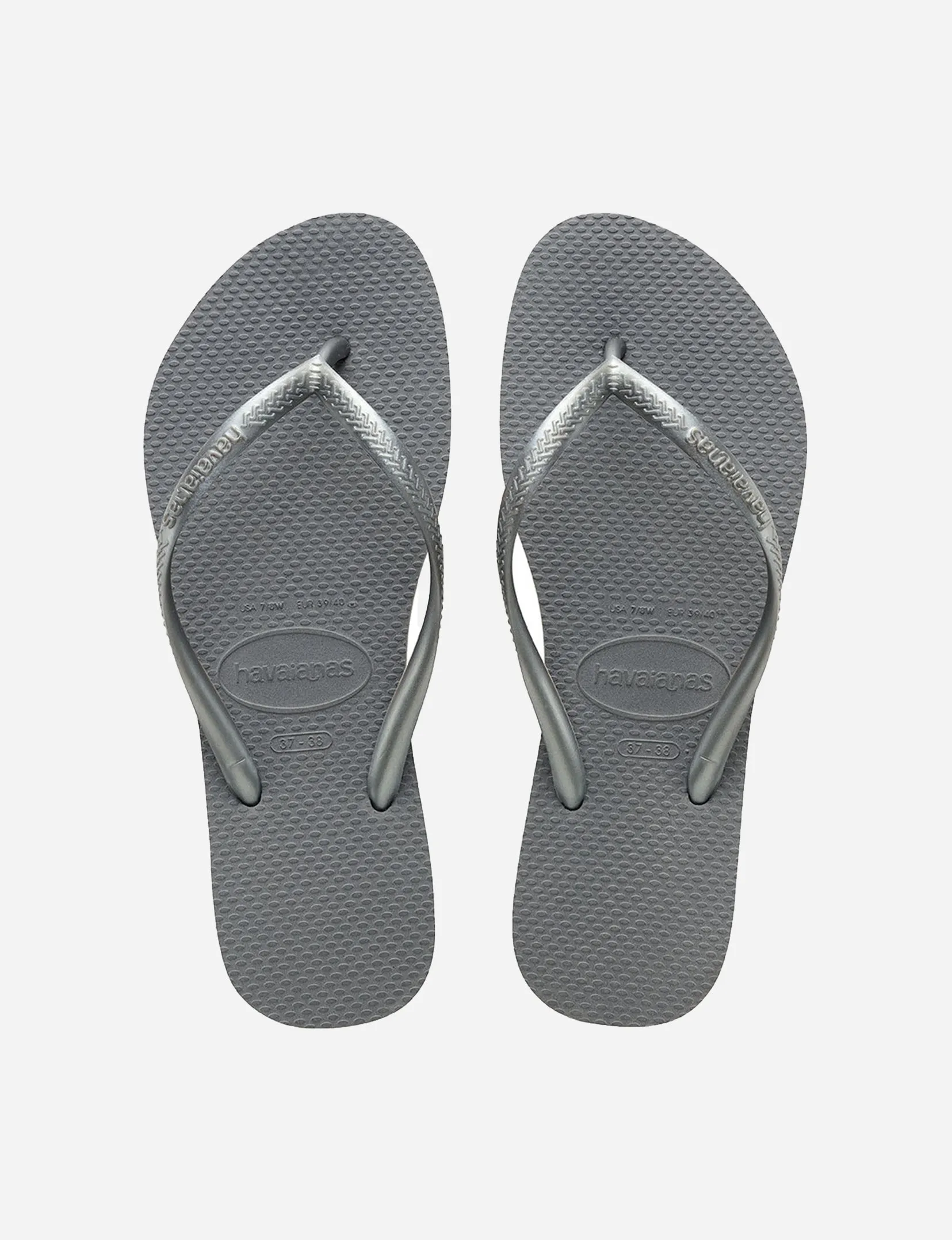 Slim Sandal, Steel Grey