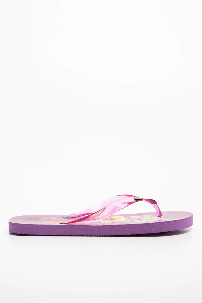 SmileyWorld Flip Flop Purple