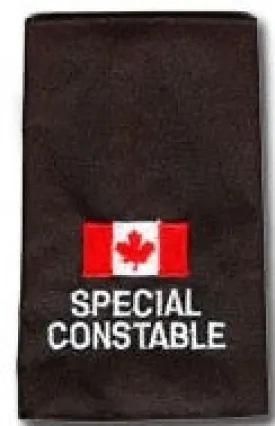 SPECIAL CONSTABLE Canada Flag Slip-Ons