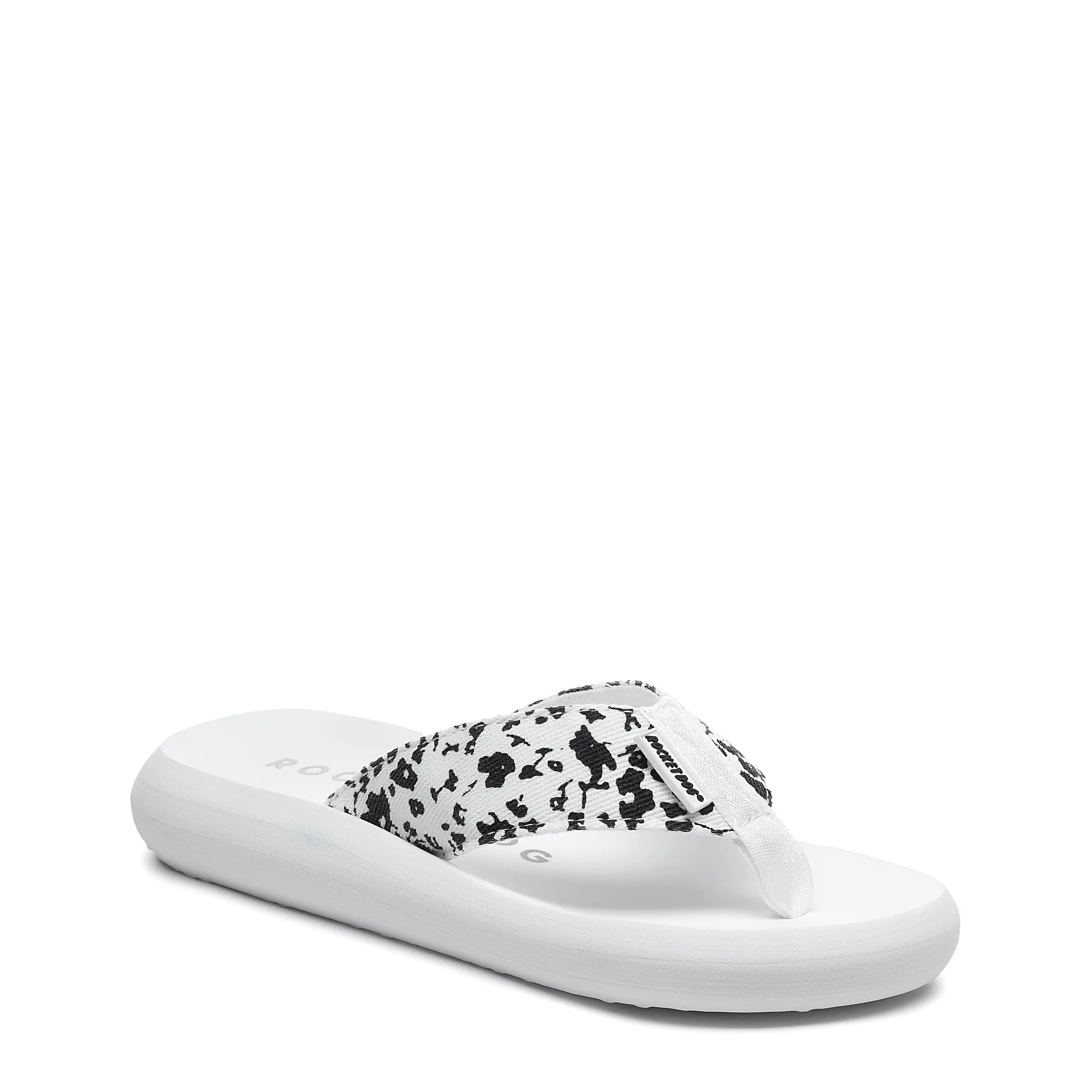 Spotlight Black and White Flip Flop