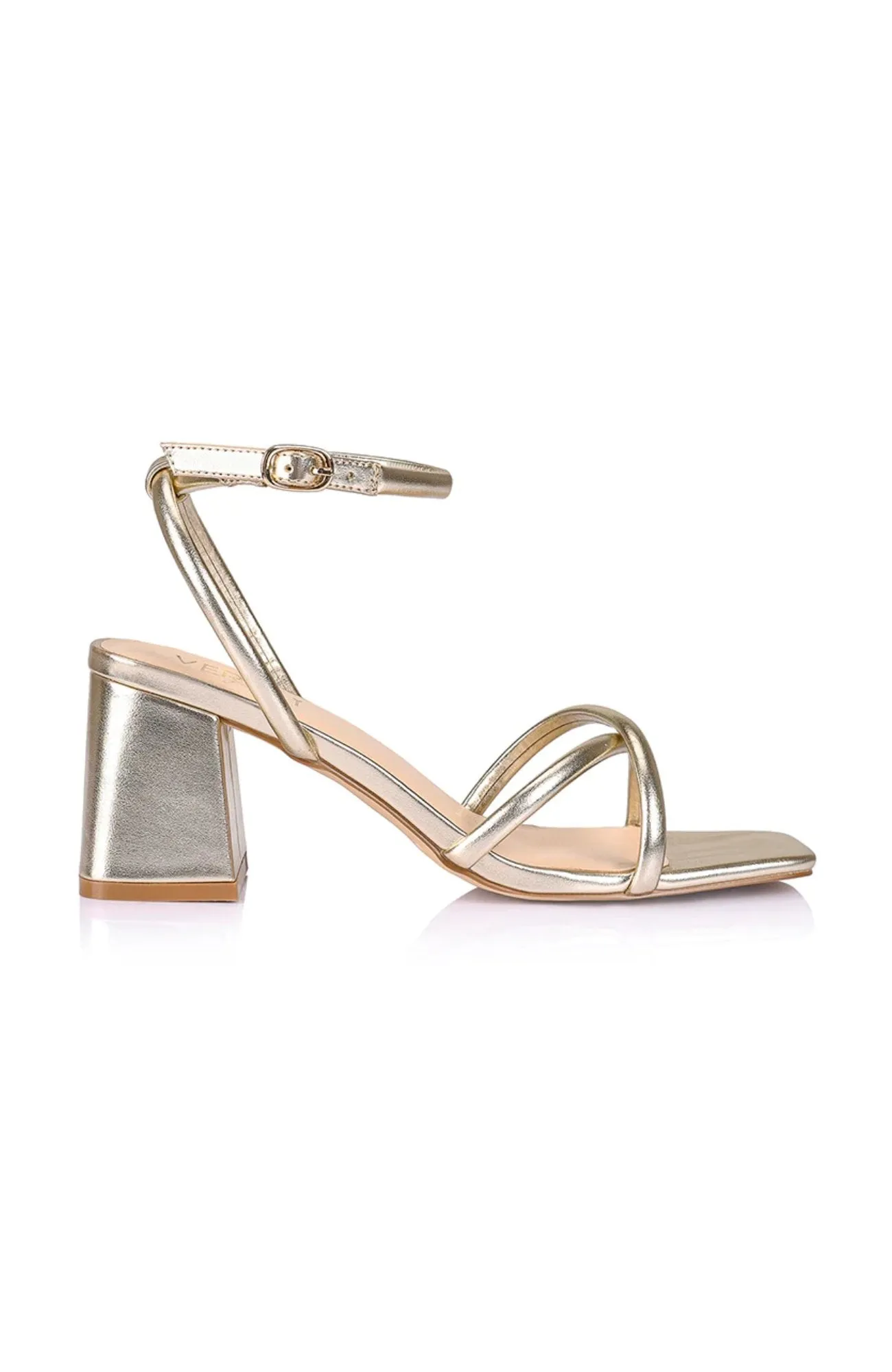 Starlight Strappy Sandals Champagne Smooth