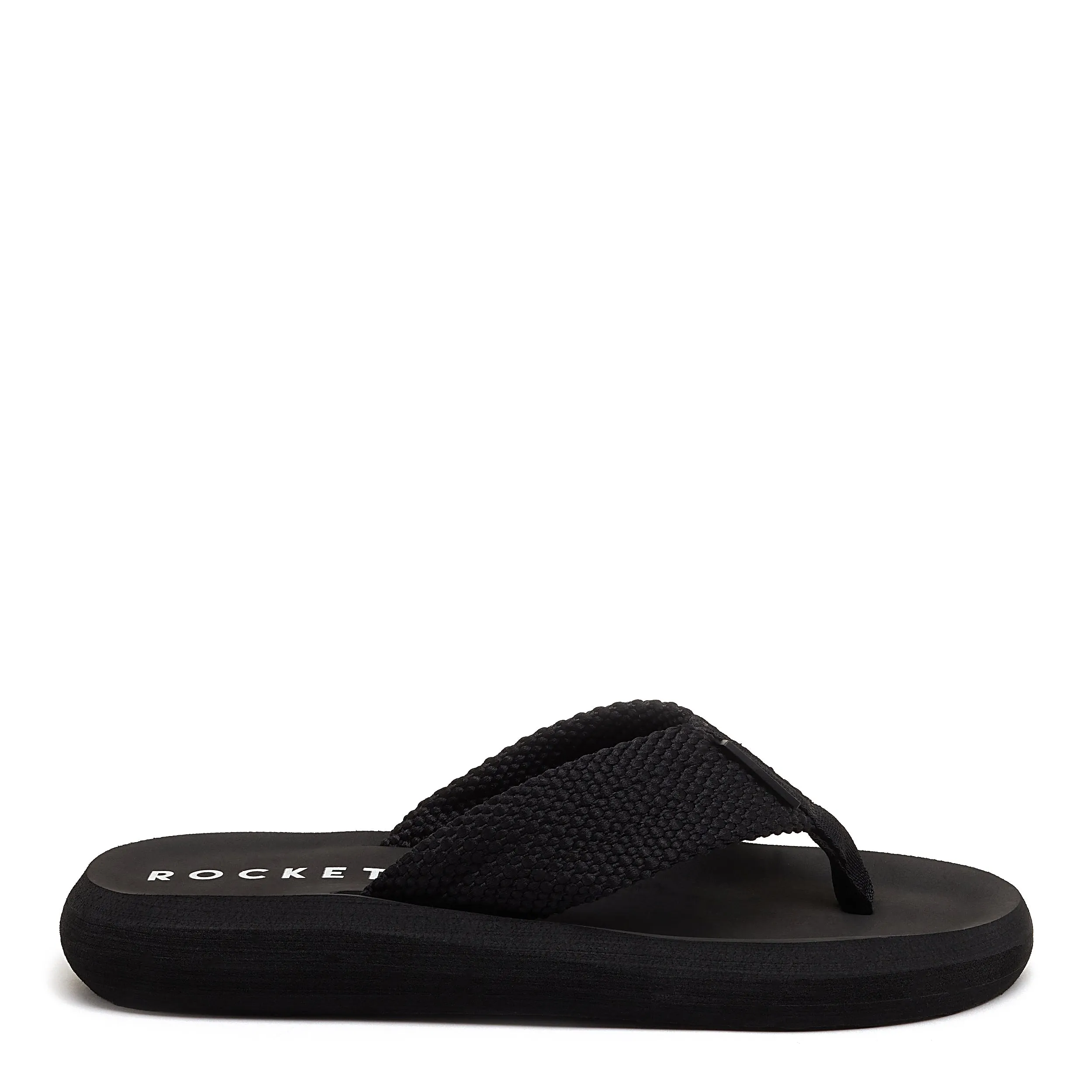 Sunset Black Webbing Flip Flop