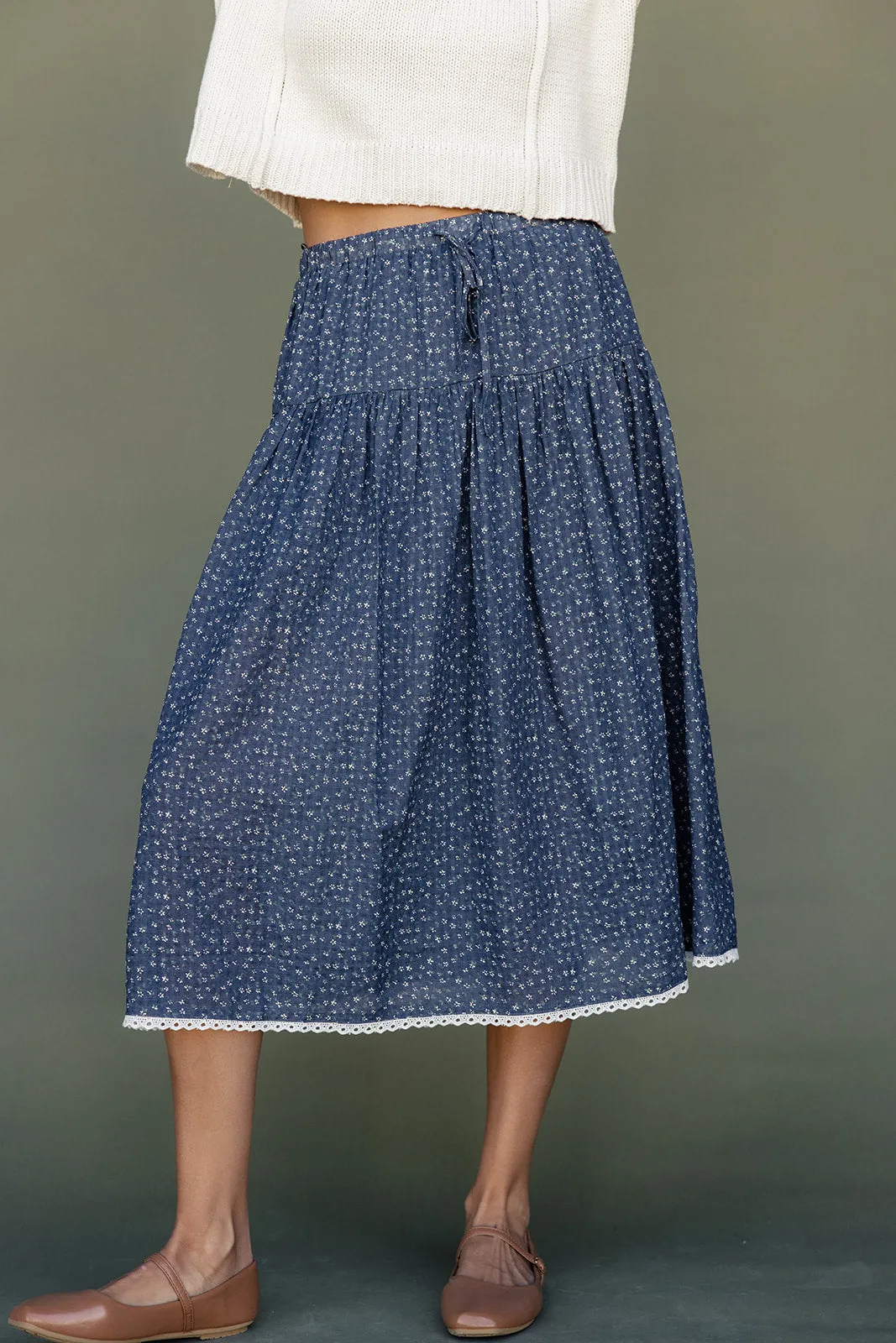 The Tiny Dancer Midi Skirt