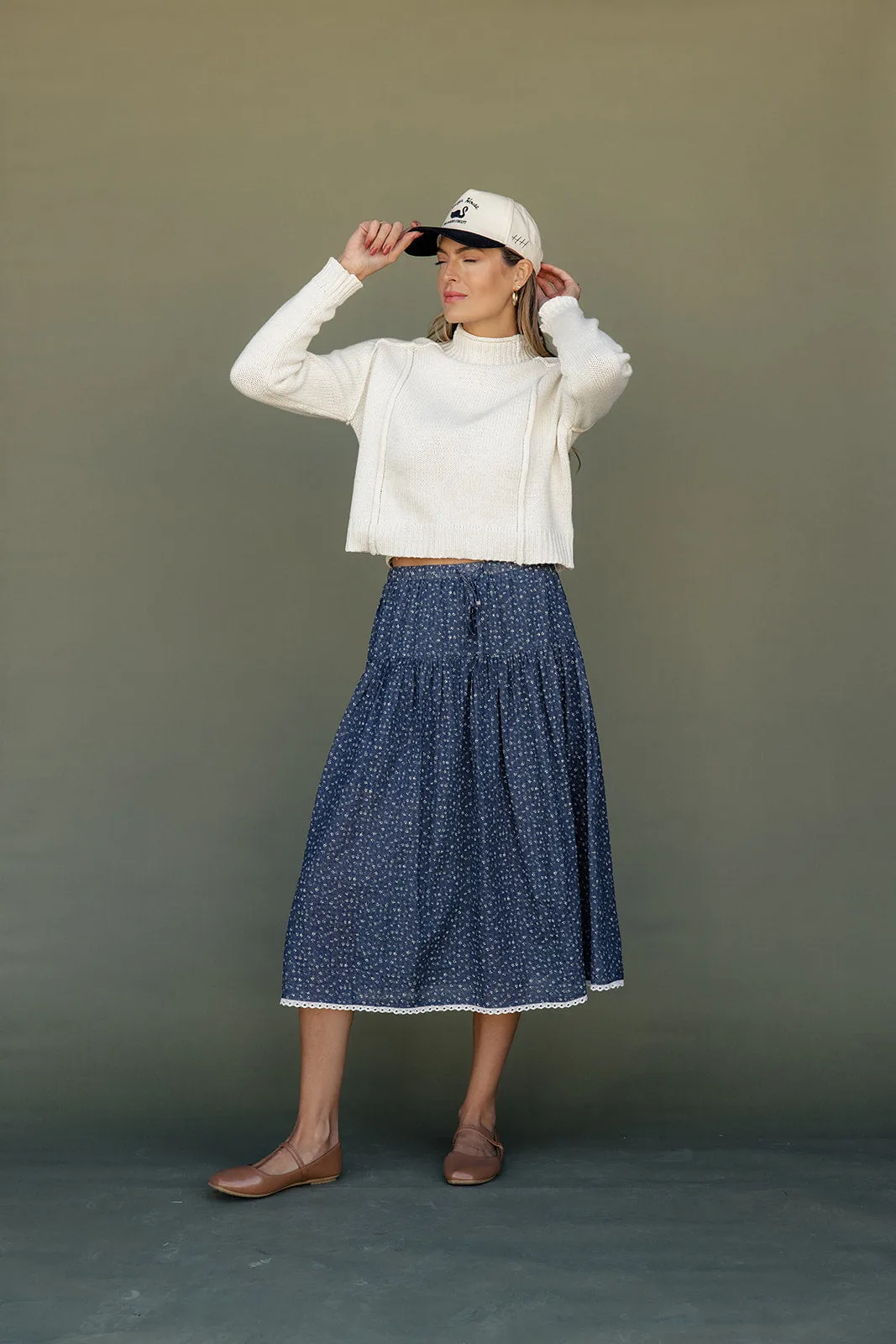 The Tiny Dancer Midi Skirt