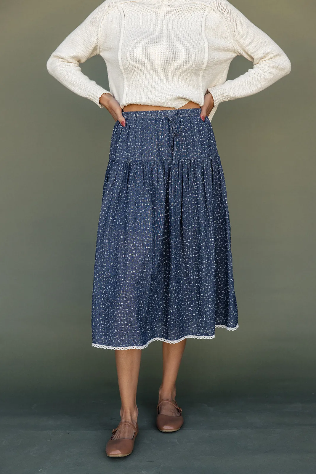 The Tiny Dancer Midi Skirt