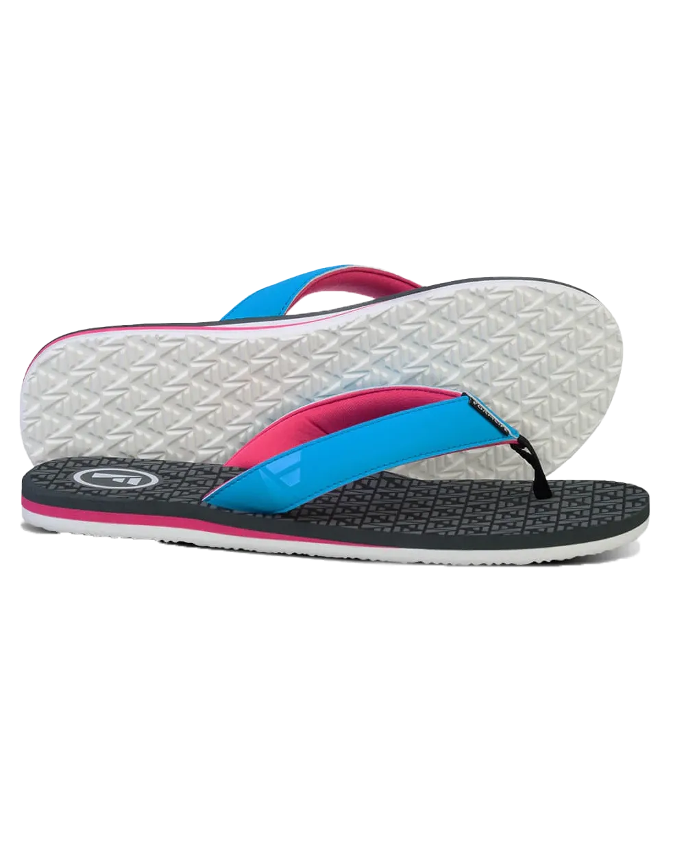 Tradd Flip Flops in Slate Grey