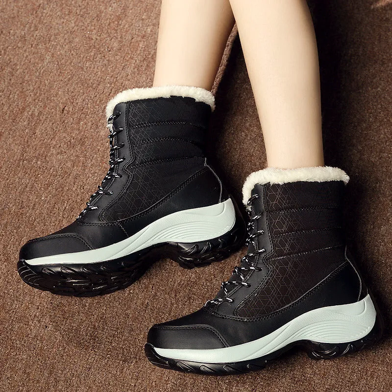 Women Boots Waterproof Winter Shoes Women Snow Boots