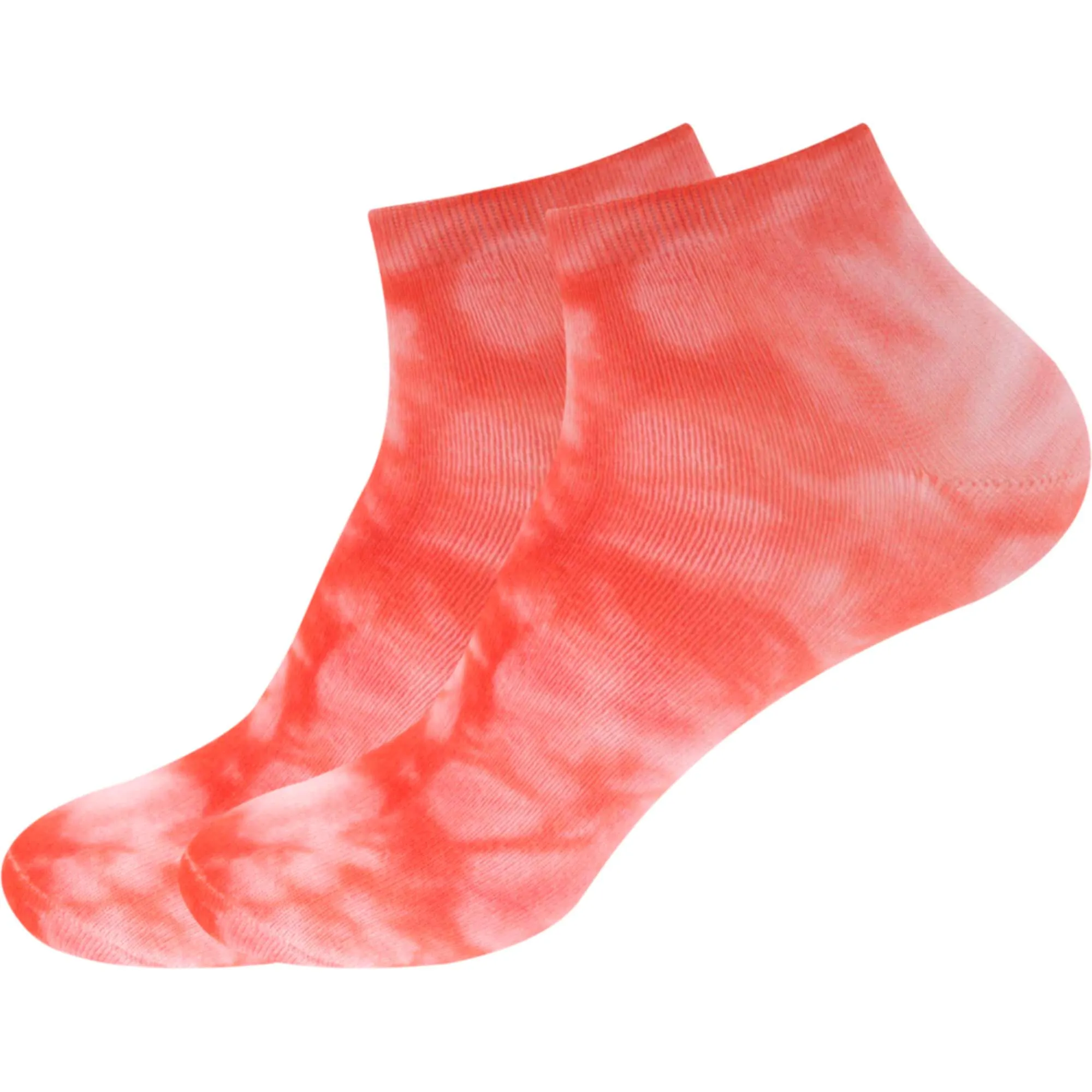 Women's Bamboo Tie Dye Ankle Socks, 2 Pairs