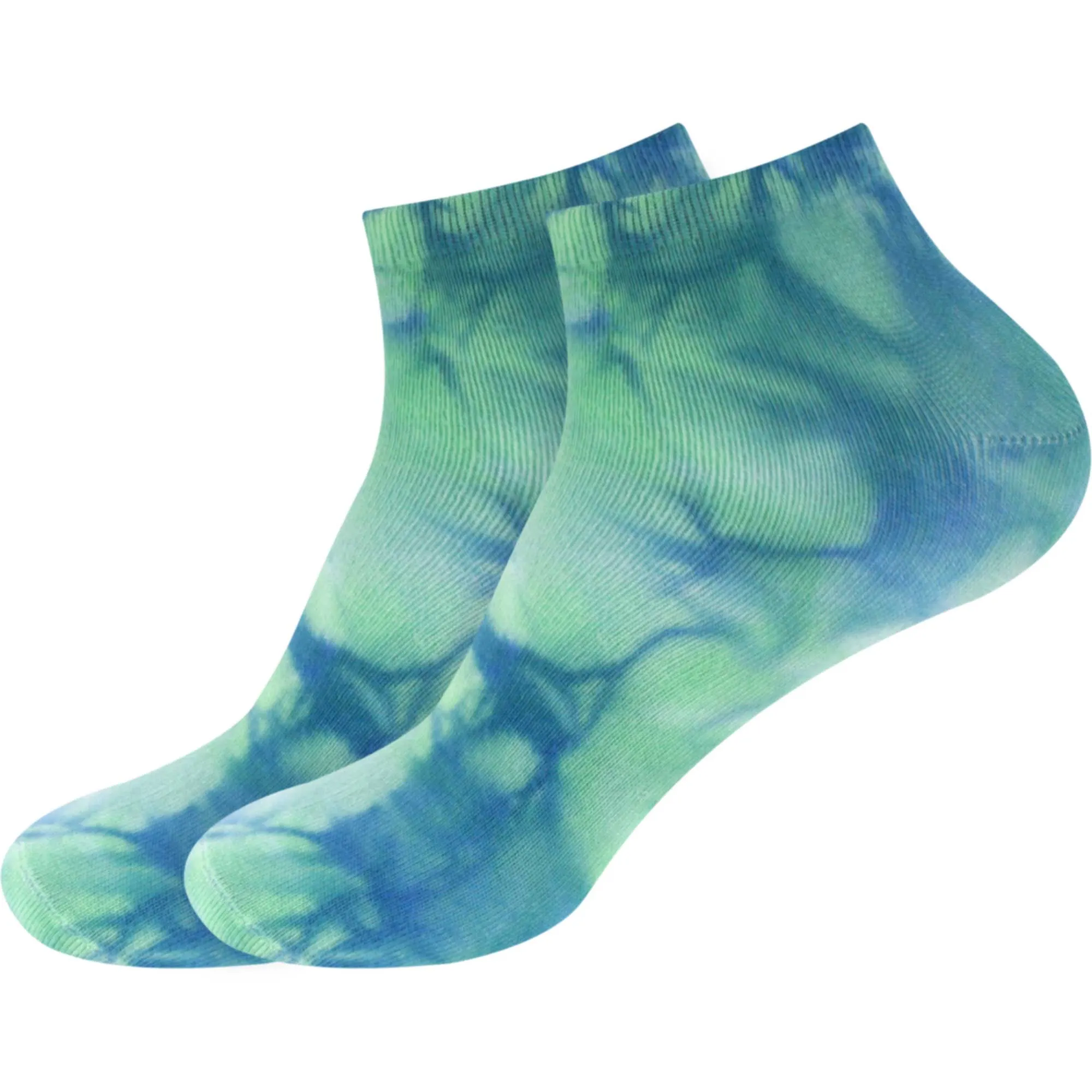 Women's Bamboo Tie Dye Ankle Socks, 2 Pairs