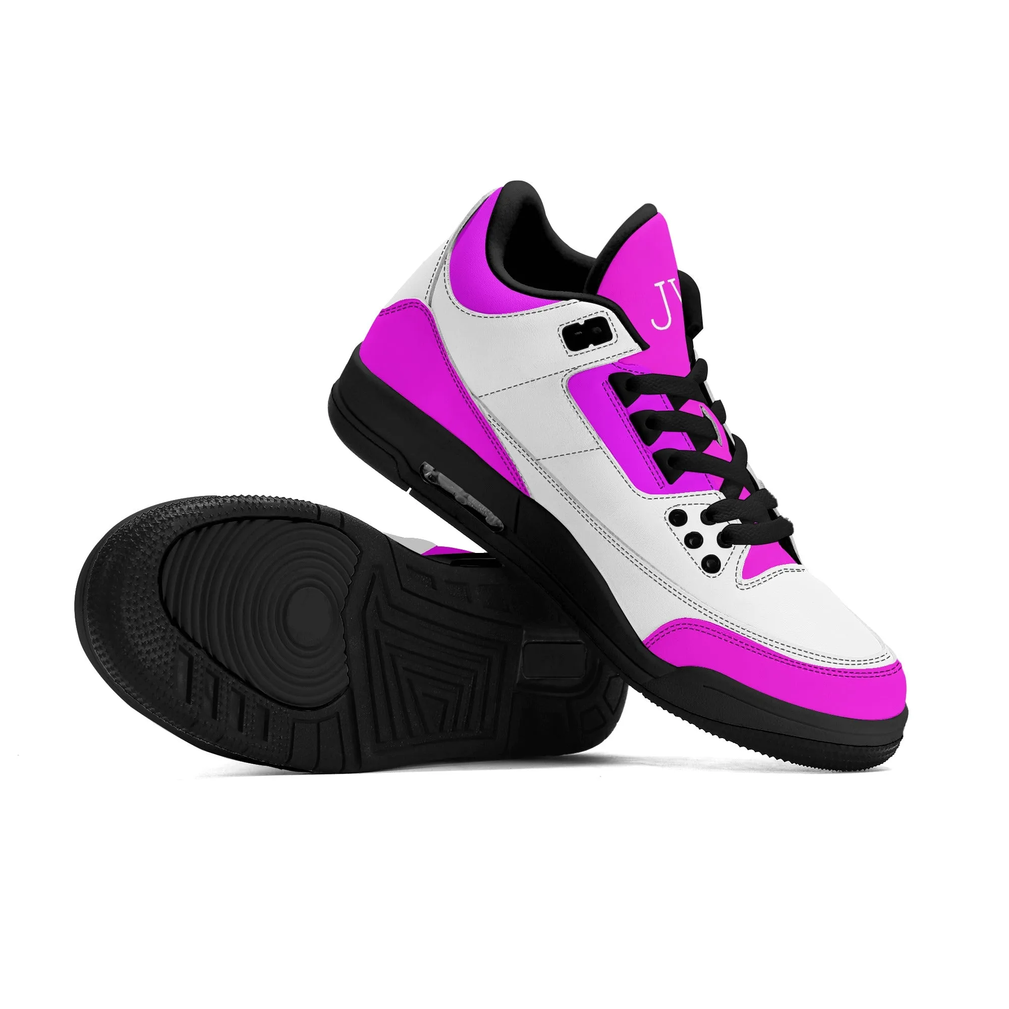 Womens Retro High Top Leather Basketball Sneakers-A5