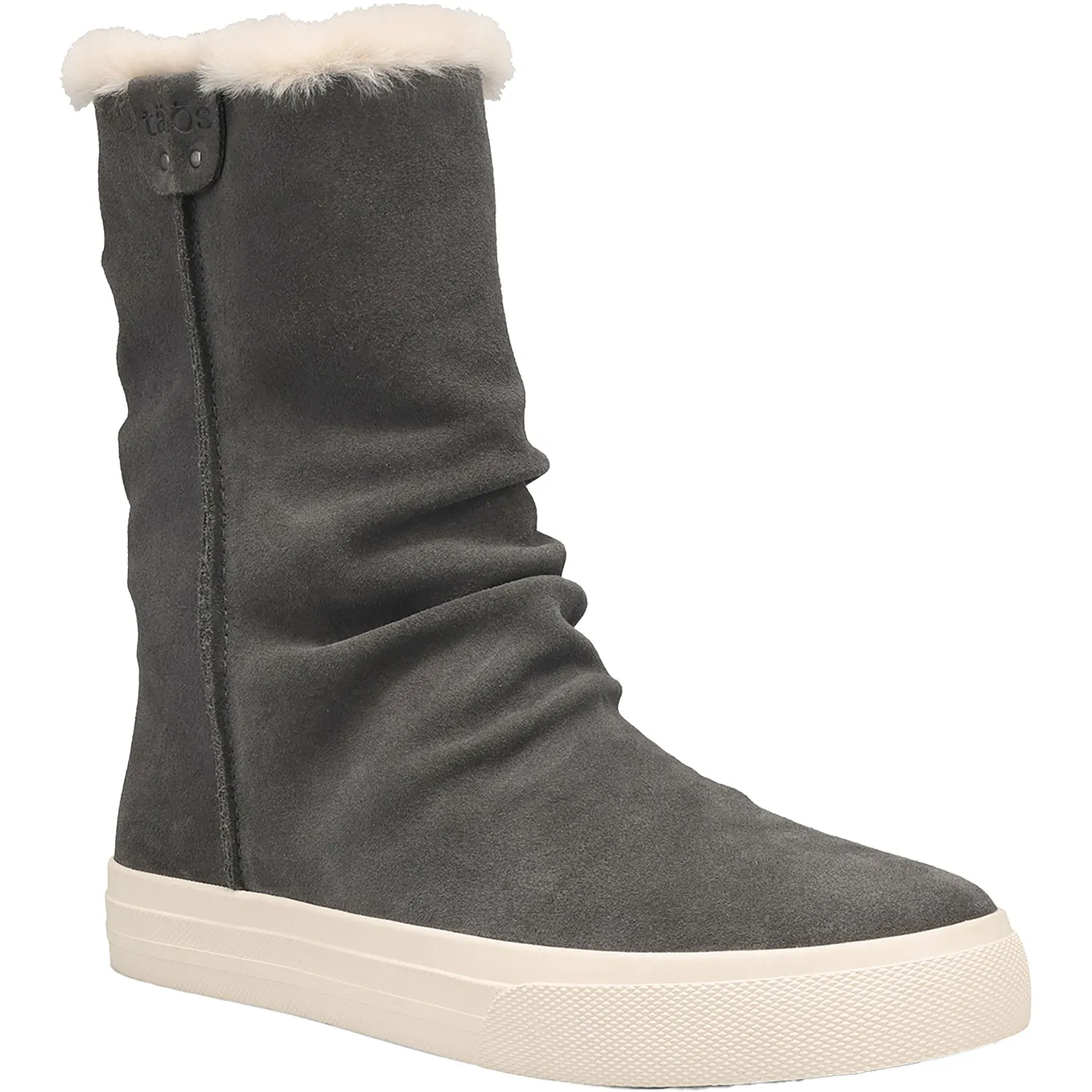 Women's Taos Cozy Chic Dark Grey WR Suede