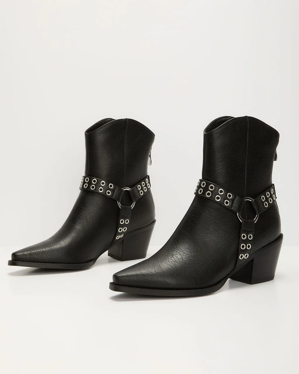 Wynnie Western Grommet Detail Booties